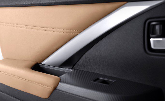 New Door Trim with Soft Touch and Real Stitches